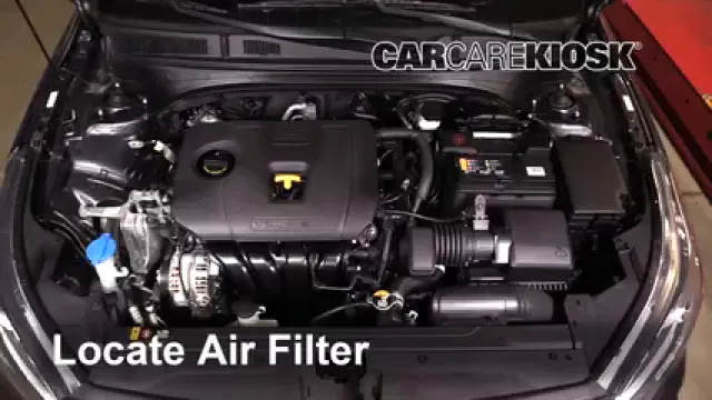 2019 Kia Forte LX 2.0L 4 Cyl. Filtre à air (moteur) Changement
